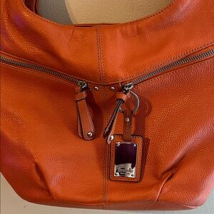 TIGNANELLO HOBO BAG BURNT ORANGE